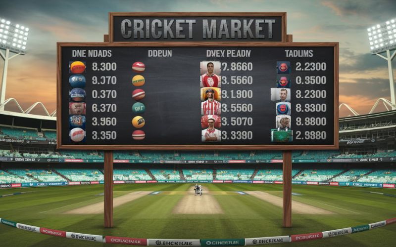 cricket betting markets game